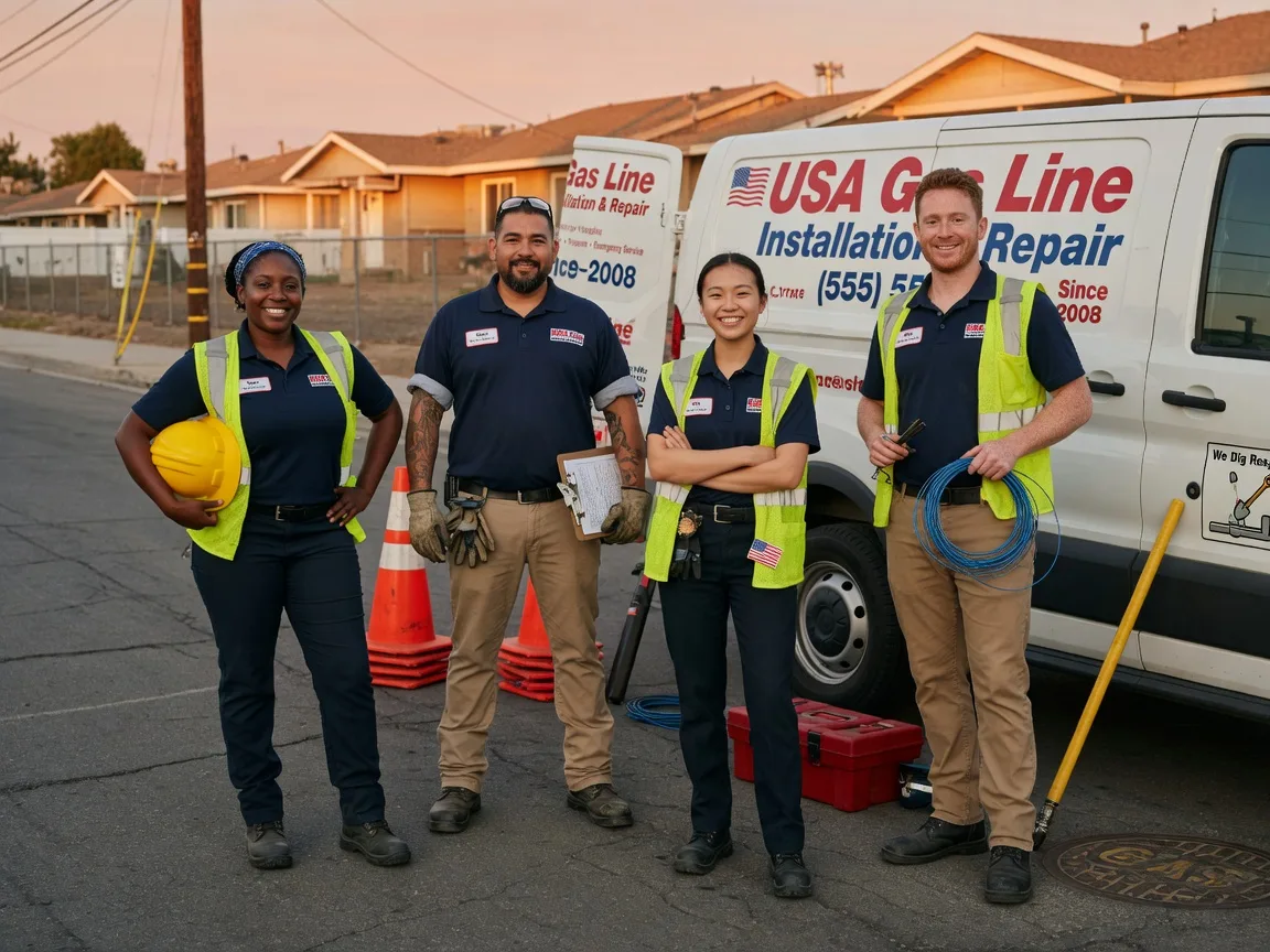 Gas Line Installation company in Hardesty, OK